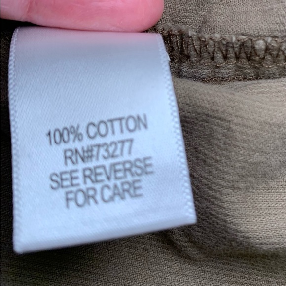 Sonoma Woman’s Brown Corduroy Button Down Shirt- Size S - Picture 9 of 10